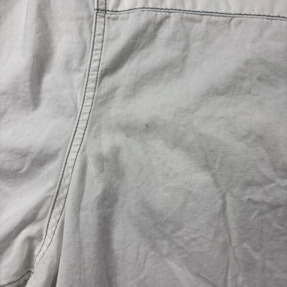 True Religion Men Pearl Snap Shirt Western Boho Short Sleeve White 3XL F169 - Picture 6 of 13